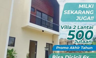 Cluster cantik mewah rasa villa sejuk asri di Cugenang dkt PUNCAK