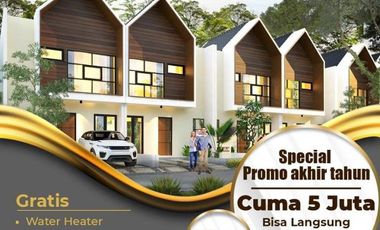 Cluster cantik mewah rasa villa sejuk asri di Cugenang dkt PUNCAK