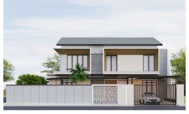 kontemporer modern sangat mewah full interior di komplek pemda