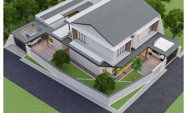 kontemporer modern sangat mewah full interior di komplek pemda