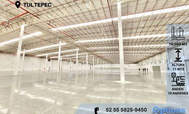 Incredible industrial warehouse in Tultepec for rent