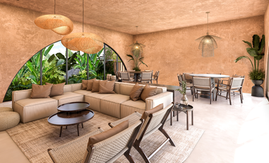 Departamento Amueblado Jardín en Venta en Emana en Conkal