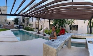 Departamento en preventa con amenidades al norte de Mérida