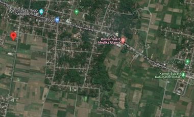 Tanah di Tlogo Kanigoro selatan pintu masuk BTN