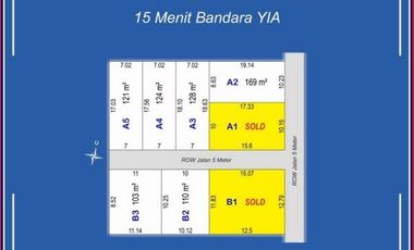 Tanah Murah SHM Luasan Standart Perumahan Barat Pasar Purwodadi