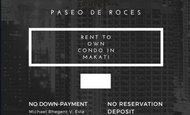 Condominium in Makati area 1BR studio rent to own