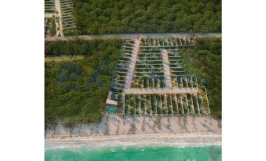 Beachside residential lots with beach club