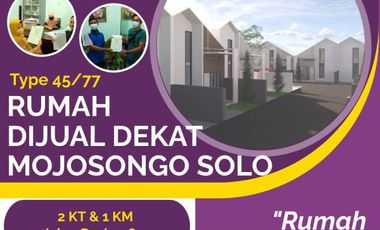 RUMAH MILENIAL JAMAN NOW DI SOLO UTARA HARGA TERJANGKAU