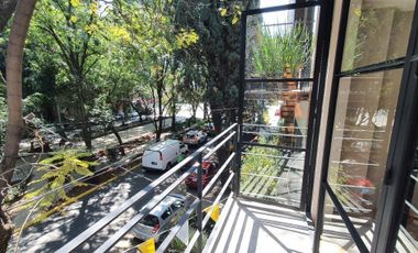 Casa de 193m2 de 2 recamaras con balcon y roof garden 2 en la Condesa