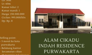 Rumah Siap Huni Bersubsidi di Purwakarta ke SMP Negeri 2 Babakan Cikao 9 mnt cukup 12jtan Saja Sudah Serah Terima Kunci