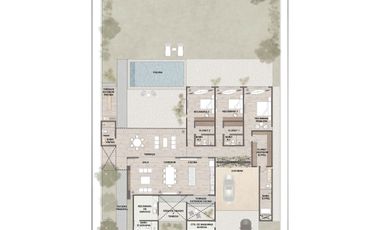 Casa 1107 en Privada Dzidzil-há