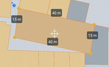 Tanah 598m2 di bojong menteng, bekasi timur