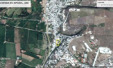 Hacienda u Hotel en Venta en Apozol, Zacatecas