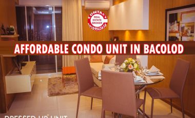 Studio with balcony condo unit for sale in Bacolod City