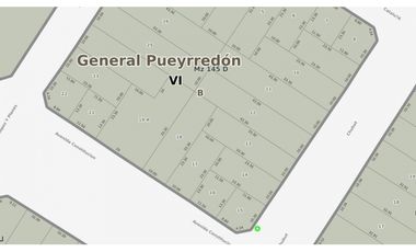 LOTE SOBRE AVENIDA CONSTITUCION AL 4800