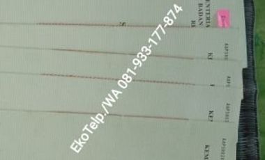 Tanah Pinggir Pantai Langsung Laut Lepas. Cocok untuk Tambak