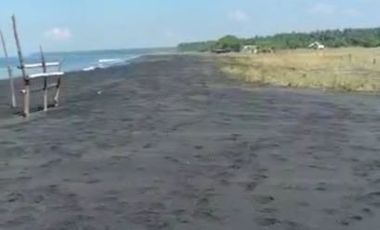 Tanah Pinggir Pantai Langsung Laut Lepas. Cocok untuk Tambak