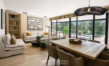 Exclusivo departamento nuevo e iluminado con gran terraza