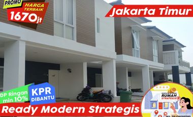 Townhouse Ready Strategis Modern dkt Jl Ry Pdkgede Pinangranti Jakarta