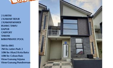 Rumah Villa Dijual Di Batu Malang Tipe 67 3 Menit Ke BNS