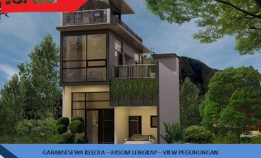 Rumah Villa Dijual Di Batu Malang Tipe 97 Garansi Sewa Kelola