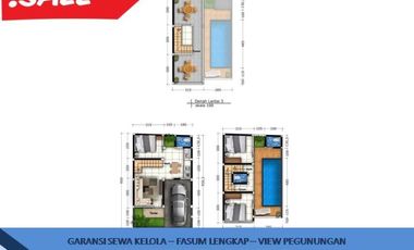 Rumah Villa Dijual Di Batu Malang Tipe 97 Garansi Sewa Kelola