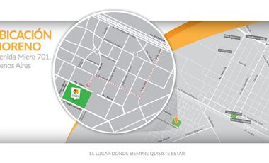 Departamentos en venta 2 ambientes en Moreno