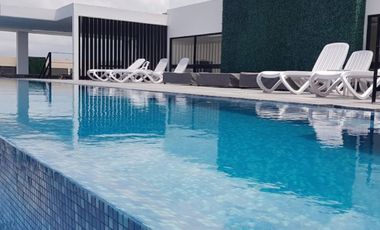 Departamento amueblado, PRECIO REDUCIDO, pool bar, alberca infinity, gimnasio
