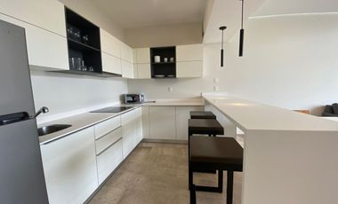 Departamento amueblado, PRECIO REDUCIDO, pool bar, alberca infinity, gimnasio