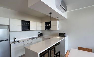 Departamento amueblado, PRECIO REDUCIDO, pool bar, alberca infinity, gimnasio