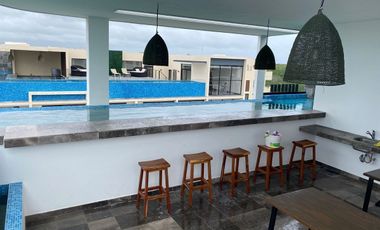 Departamento amueblado, PRECIO REDUCIDO, pool bar, alberca infinity, gimnasio