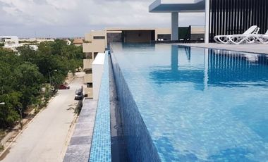 Departamento amueblado, PRECIO REDUCIDO, pool bar, alberca infinity, gimnasio