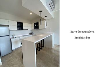 Departamento amueblado, PRECIO REDUCIDO, pool bar, alberca infinity, gimnasio