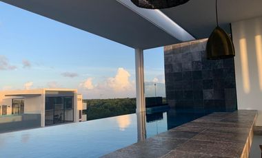 Departamento amueblado, PRECIO REDUCIDO, pool bar, alberca infinity, gimnasio