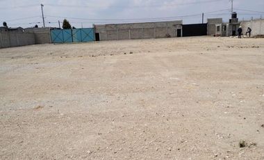 Terreno bardeado en renta cerca Aeropuerto Toluca