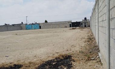 Terreno bardeado en renta cerca Aeropuerto Toluca