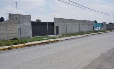 Terreno bardeado en renta cerca Aeropuerto Toluca