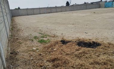 Terreno bardeado en renta cerca Aeropuerto Toluca