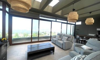 Espectacular terraza con vista a Santiago 400m2 (3D-5B) Quin