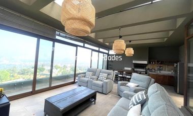 Espectacular terraza con vista a Santiago 400m2 (3D-5B) Quin