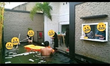 rumah MURAH KOLAM RENANG PRIBADI di Cipamokolan bandung | YAYUKRUKNADI