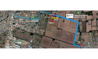 Venta 30.664 M2 al Norte de Córdoba Capital casa y galpón a reciclar