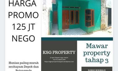 Rumah di jual citayam harga promo NEGO!!!
