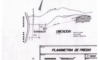 Terreno de venta en Machalilla Puerto López