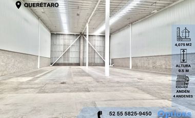Inmueble industrial para alquiler inmediato Querétaro