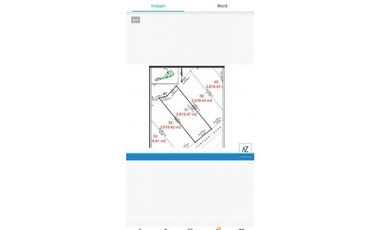 VENTA DE LOTE EN SANTA MARIA 2620M²
