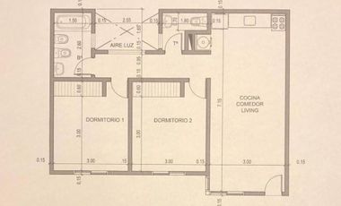 Emprendimiento. Departamento Anticipo y cuotas