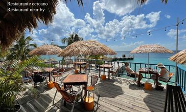 Apartamento frente al mar con rooftop y alberca privada, venta en Cozumel