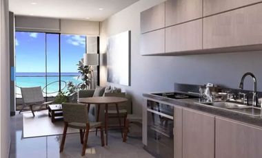 Apartamento frente al mar con rooftop y alberca privada, venta en Cozumel