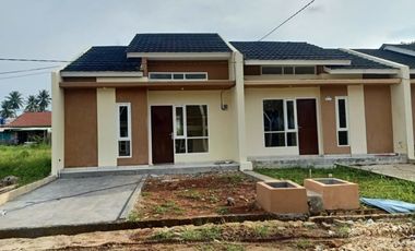 rumah subsidi pinggir jalan srimulyo deket kotamadya